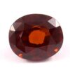 Natural Hessonite Garnet Gomed 6.10 Carat Cinnamon Orange Oval Cut