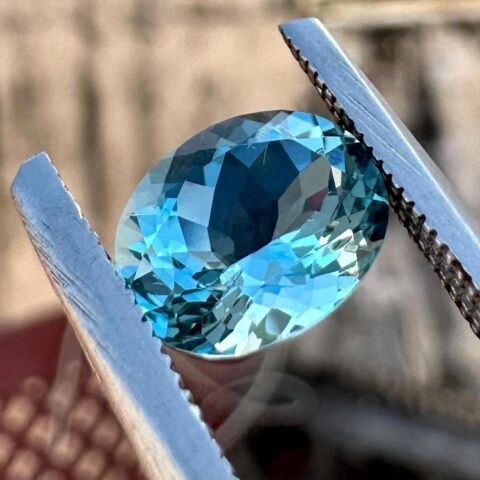 Oval Aquamarine Custom Artisan Silver Ring Design Inspiration
