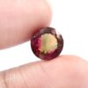 Natural 2.75 Carat Bi-Color Watermelon Tourmaline – Rare 10x10mm Faceted Round Untreated Loose Gemstone