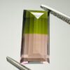 Natural 1.75 Carat Bi-Color Tourmaline – Pink & Green Baguette Emerald Cut
