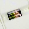 Natural 1.75 Carat Bi-Color Tourmaline – Pink & Green Baguette Emerald Cut