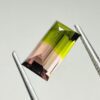 Natural 1.75 Carat Bi-Color Tourmaline – Pink & Green Baguette Emerald Cut