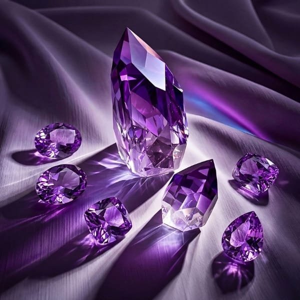Deep Purple Amethyst Gemstone - Hayat Gems Wholesale Manufacturer