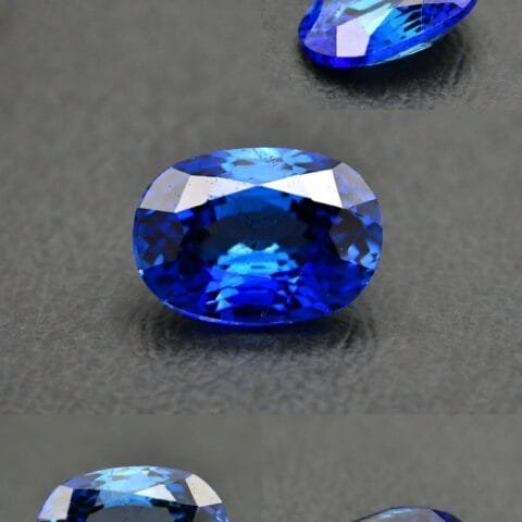 Natural Blue Demon Gemstone - Oval Cut (2 Carat)