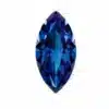 0.20 Carat Blue Lab Grown Marquis Cut 4.5x2.5mm