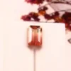 Natural Peach Pink Bicolor Tourmaline | 4.50 Ct Two-Tone Loose Gemstone Faceted Peach Pink Tourmaline Sparkling Angle Shot