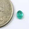 Natural Zambian Emerald Cabochon 0.60 Carat | Smooth Oval Deep Green Gemstone Natural Zambian Emerald Cabochon 0.60 Carat Oval Smooth Gemstone