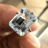Natural Sky Blue Aquamarine 1.35 Carat Emerald Cut Octagon Gemstone