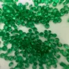Macro Detail of Diamond Cut Facets on 2mm Round Emerald