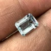 Macro Detail of Sky Blue Color and Eye Clean Clarity in Aquamarine