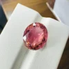 Natural 6.90 Carat Rare Padparadscha Pink Tourmaline – Brilliant Oval Cut (13x11.2mm) Certified Eye-Clean Loose Gemstone