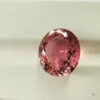 Natural 6.90 Carat Rare Padparadscha Pink Tourmaline – Brilliant Oval Cut (13x11.2mm) Certified Eye-Clean Loose Gemstone