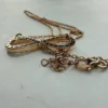 Infinity Moissanite Pendant Necklace | Rose Gold & Silver Minimalist Infinity Moissanite Pendant Adjustable Chain and Lobster Clasp